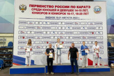 Ляскало София победитель Первенства России по каратэ Первенство России по каратэ 2022
